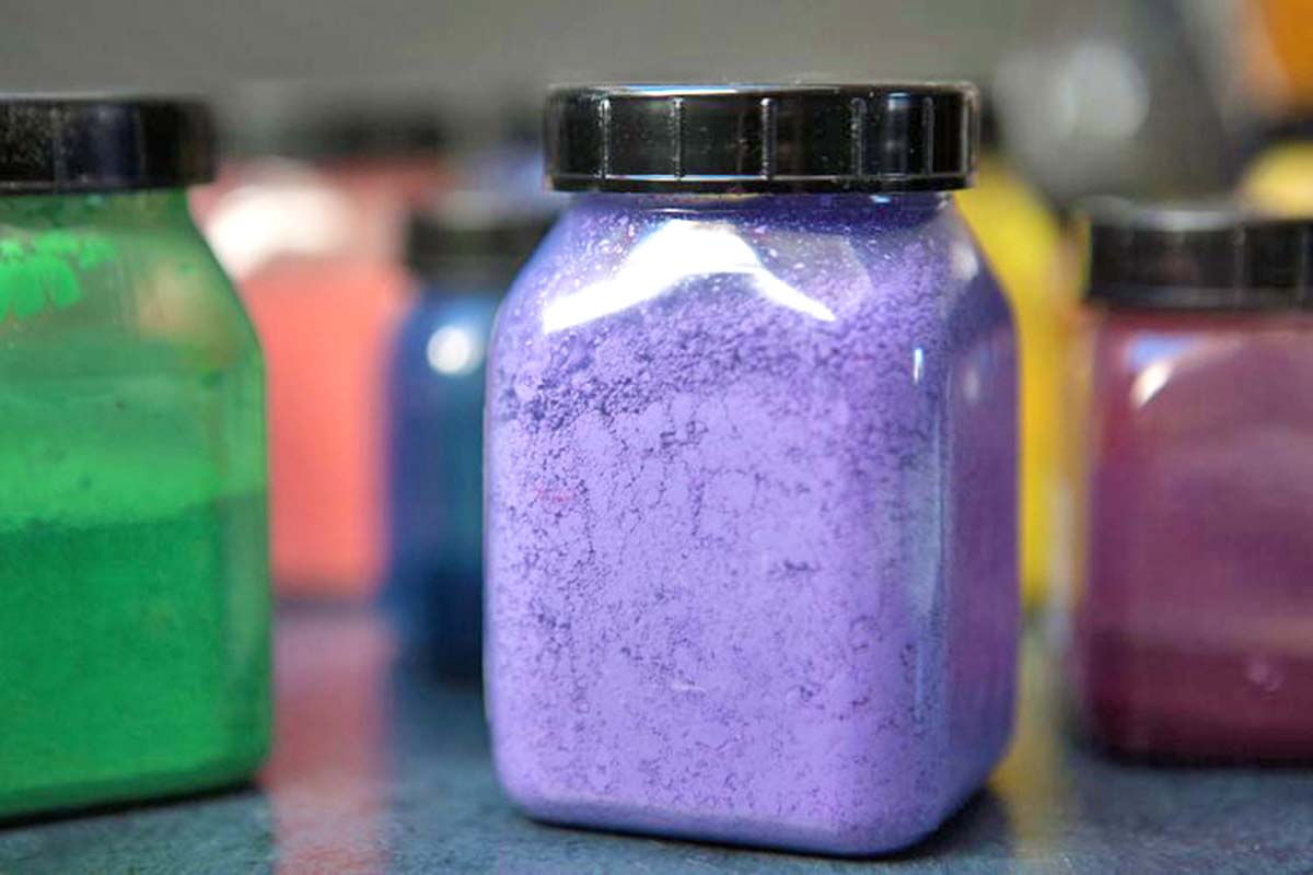 Purple Distemper Wallpaper Paint