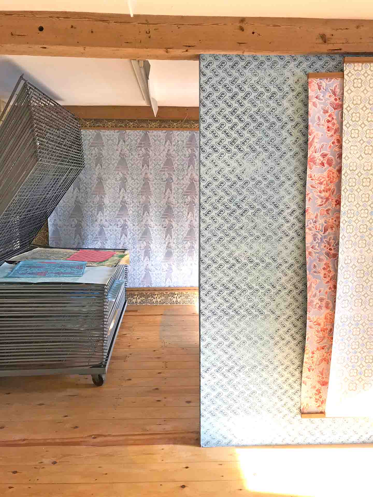 Replica 18th Century Hand Block Wallpapers