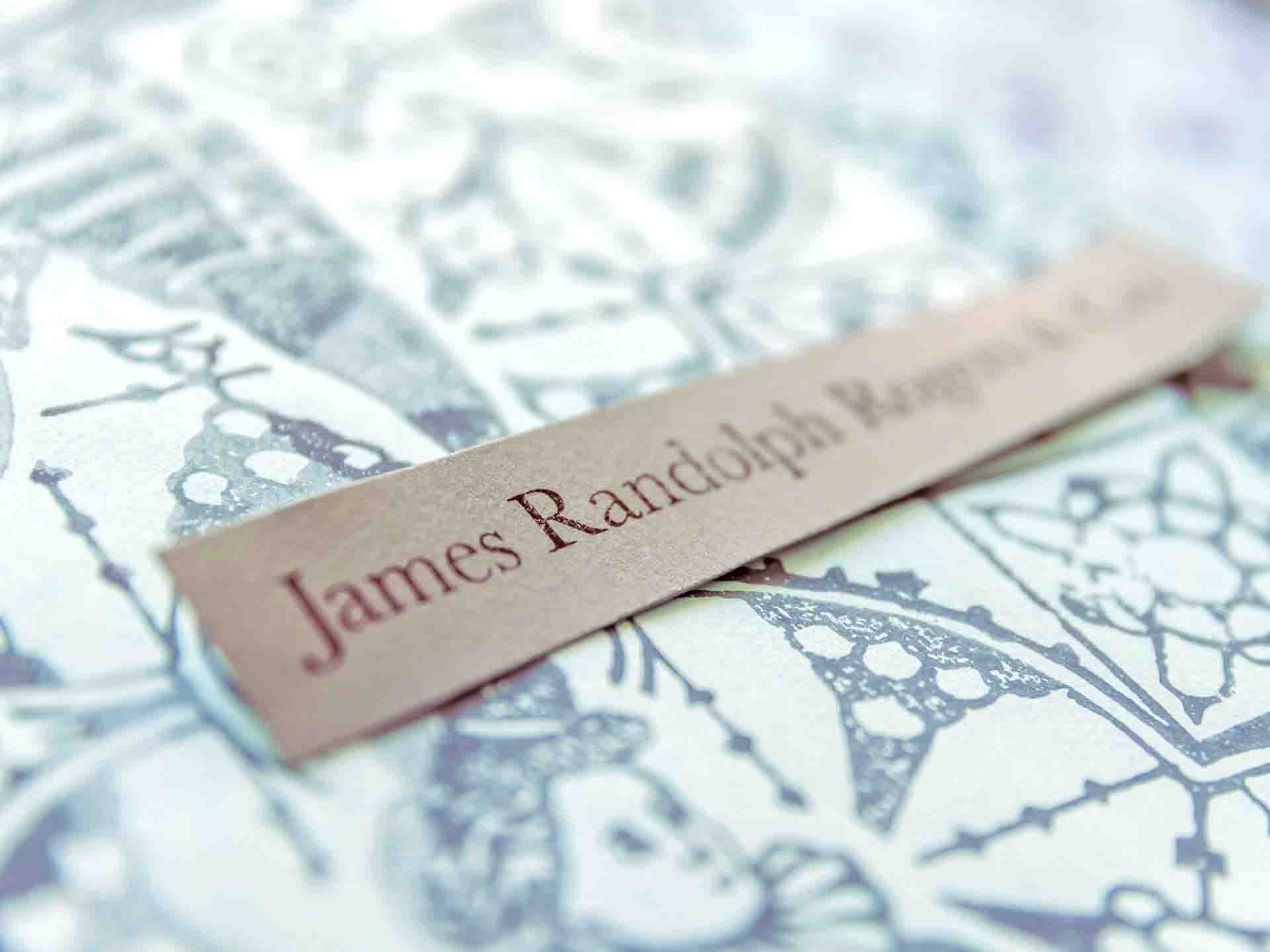 James Randolph Rogers Label