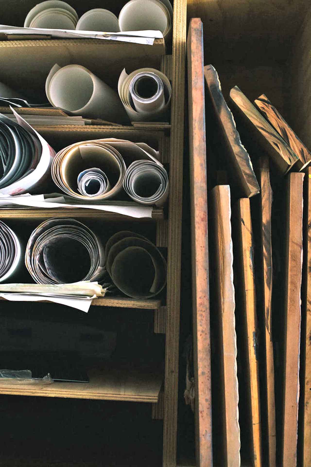 Rolls of Bespoke Hand Blocked Wallpaper