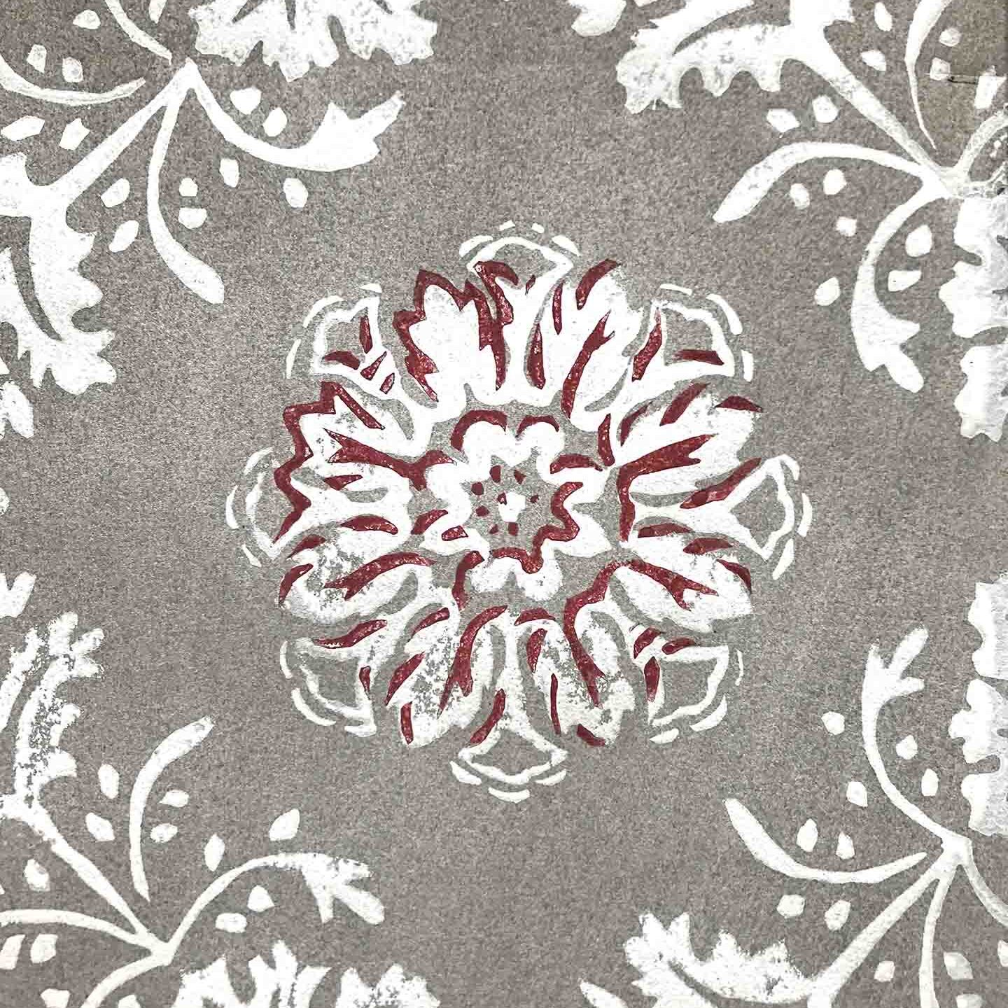 Rose Pattern Bespoke Wallpaper